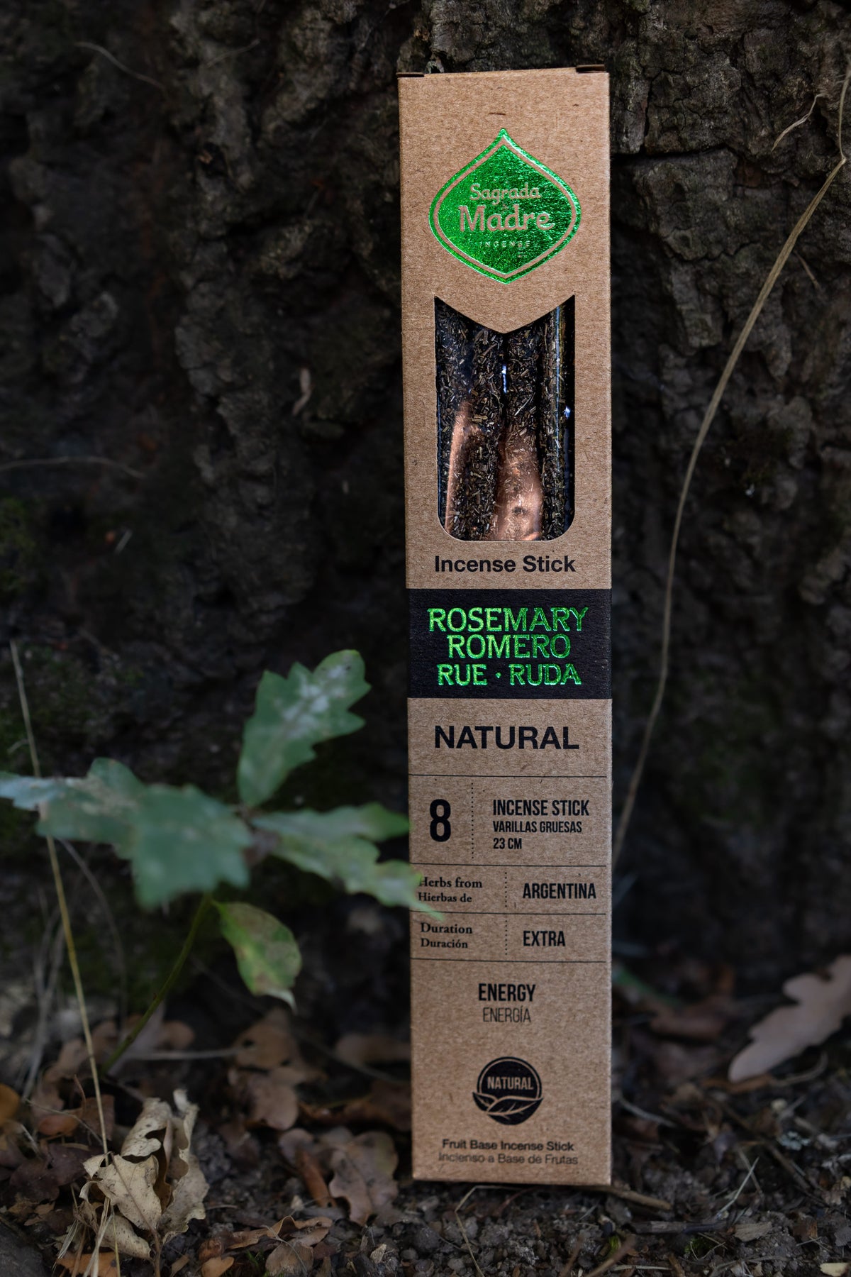 Incienso Natural Sagrada Madre – Romero y Ruda (Energía y Protección)⁠