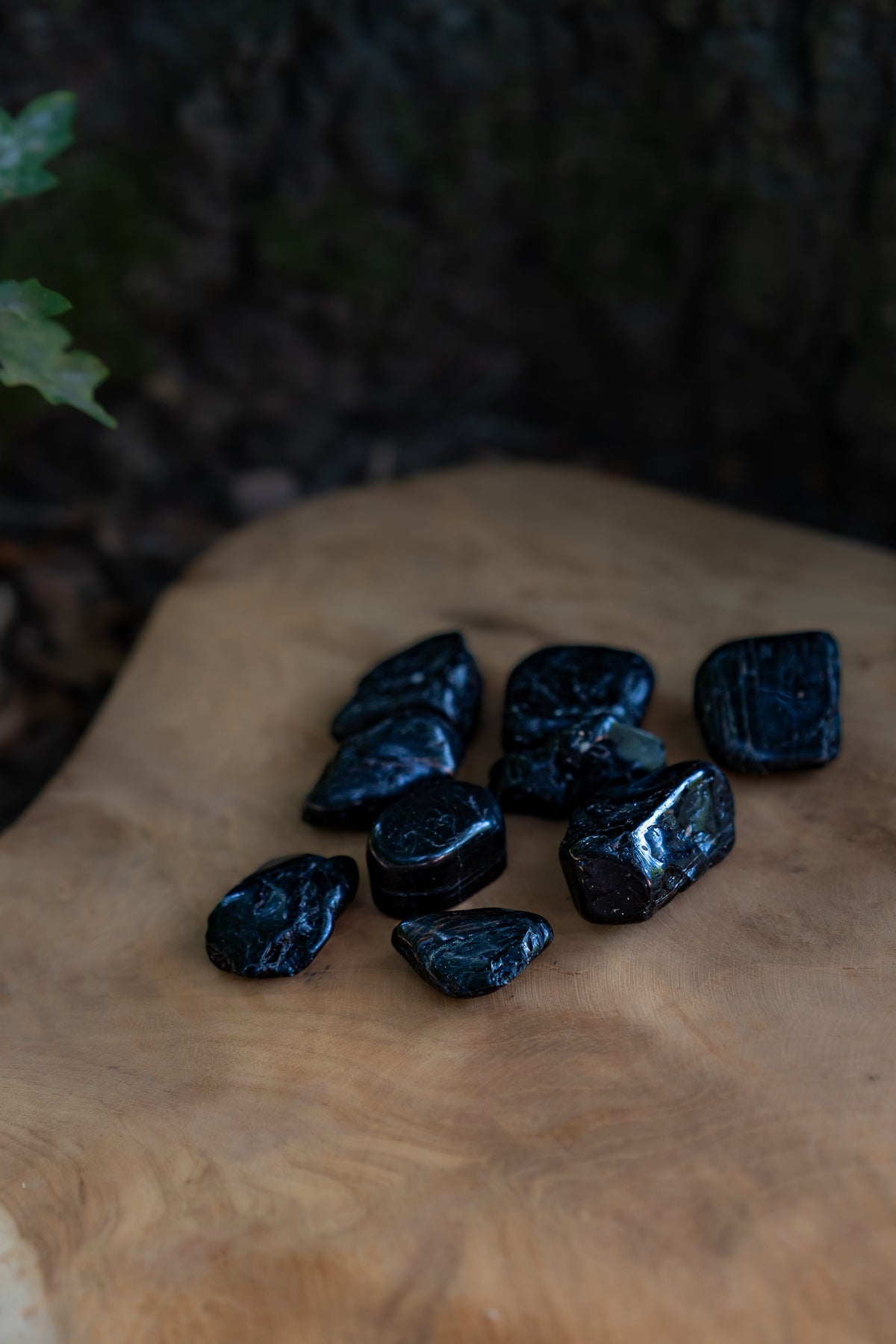 Turmalina Negra Rodada – Escudo de Protección Energética