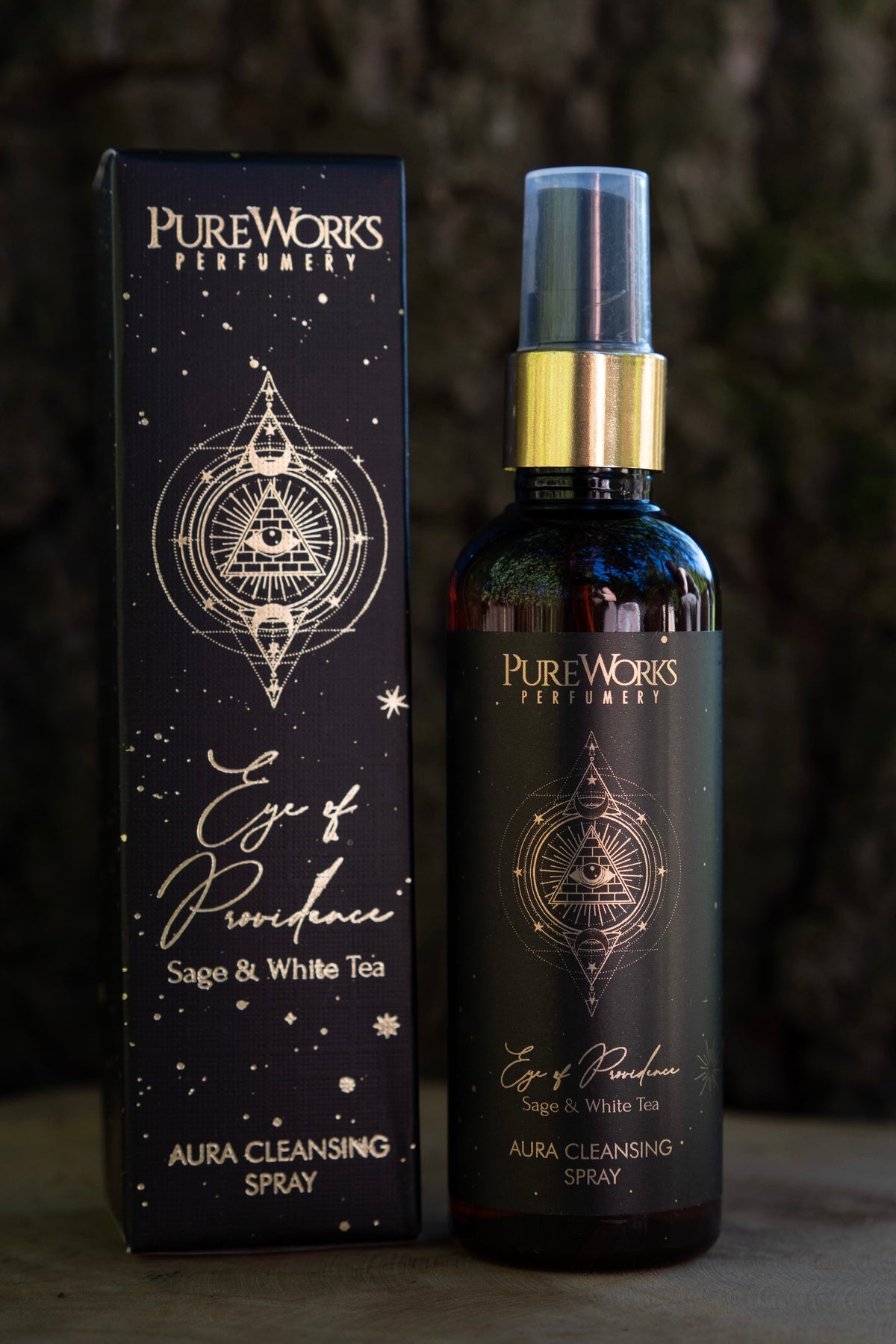 Spray Limpiador de Aura "Eye of Providence" - Salvia y Té Blanco