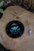 Set de Tablero de Adivinación "Luna Moth" con Péndulo