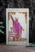 Your First Tarot — Victoria Maxwell, portada con El Mago estilo art nouveau