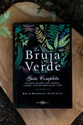 La Bruja Verde Guía Completa de Arin Murphy-Hiscock — tapa dura negra con ilustraciones botánicas