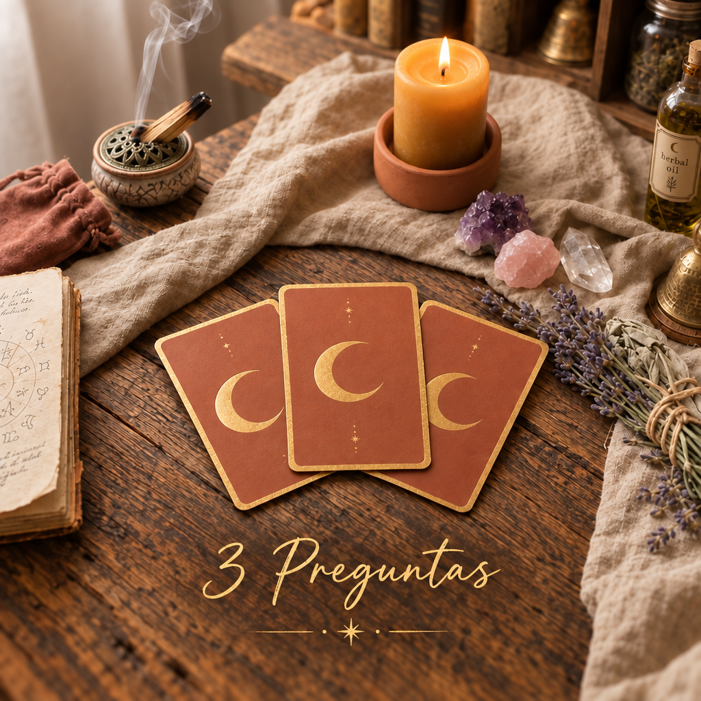Consulta de Tarot por Audio 3 Preguntas